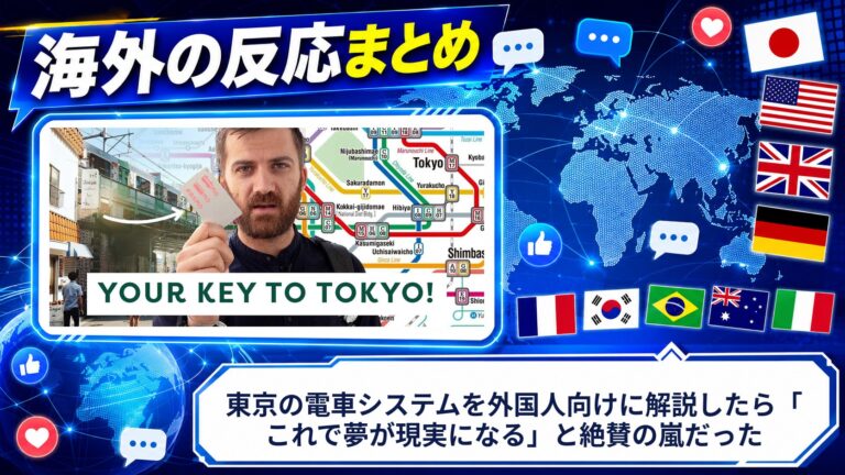 【海外の反応】東京の電車システムを外国人向けに解説したら「これで夢が現実になる」と絶賛の嵐だった