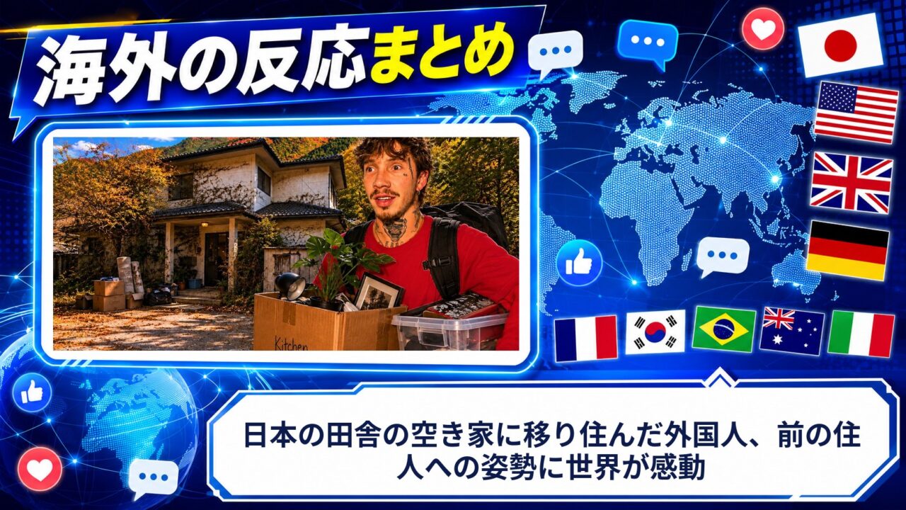 【海外の反応】日本の田舎の空き家に移り住んだ外国人、前の住人への姿勢に世界が感動