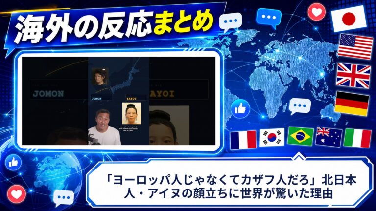 【海外の反応】「ヨーロッパ人じゃなくてカザフ人だろ」北日本人・アイヌの顔立ちに世界が驚いた理由