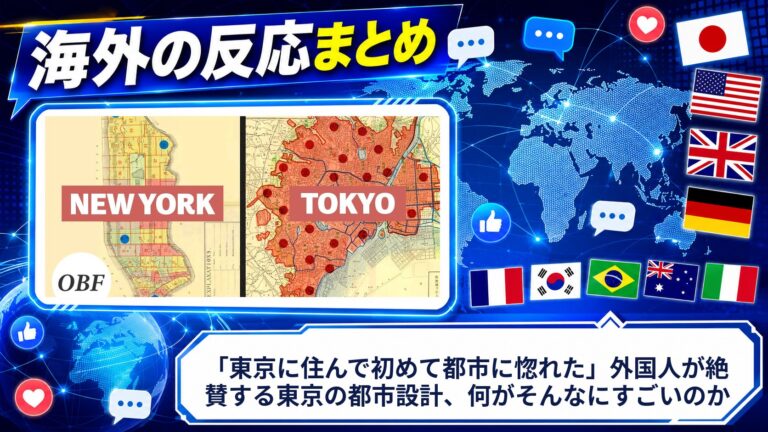 【海外の反応】「東京に住んで初めて都市に惚れた」外国人が絶賛する東京の都市設計、何がそんなにすごいのか