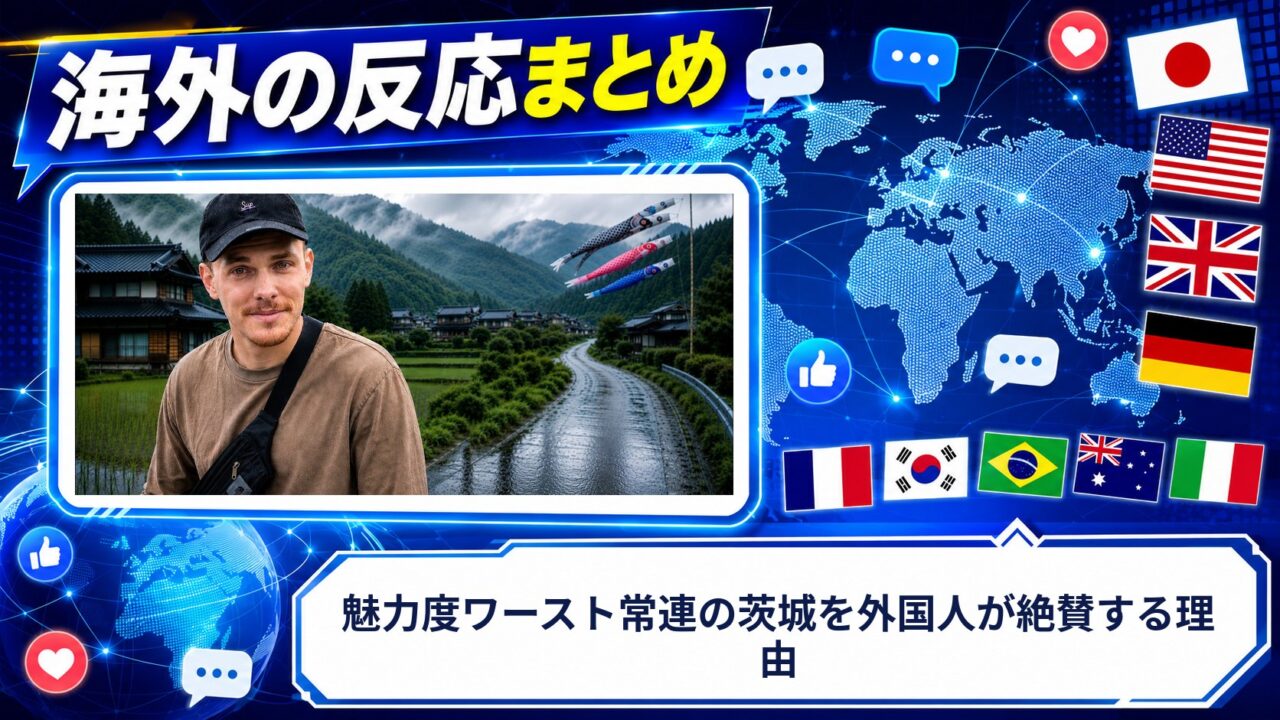 【海外の反応】魅力度ワースト常連の茨城を外国人が絶賛する理由
