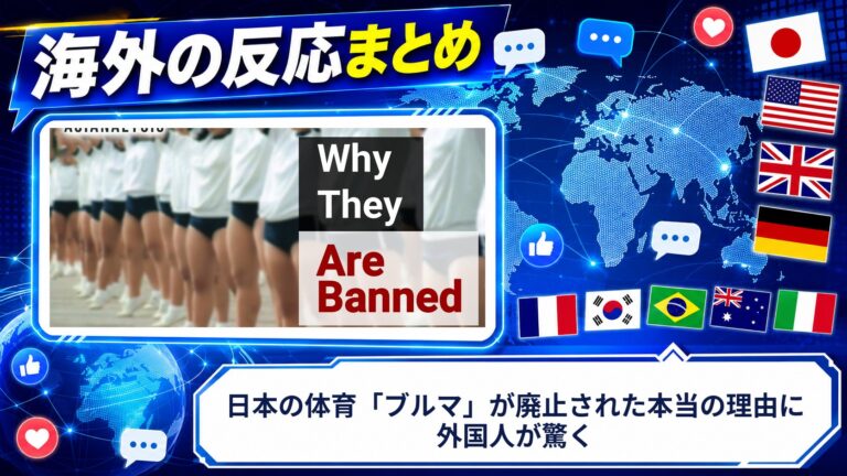 【海外の反応】日本の体育「ブルマ」が廃止された本当の理由に外国人が驚く