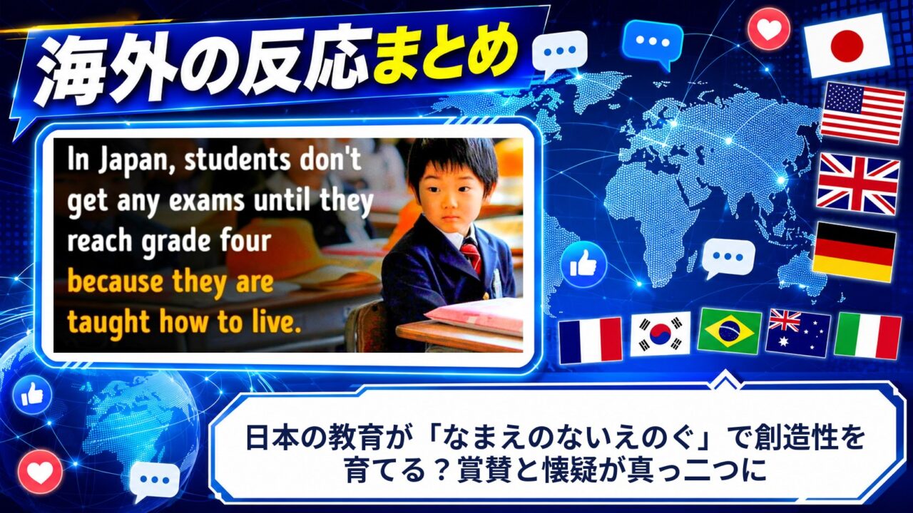 【海外の反応】日本の教育が「なまえのないえのぐ」で創造性を育てる？賞賛と懐疑が真っ二つに